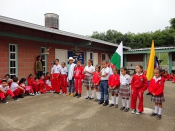 Homenaje a la bandera