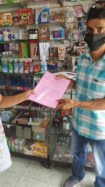 Entrega material de apoyo