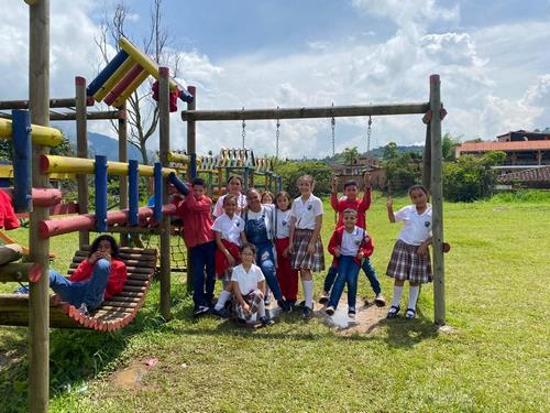 Disfrute de espacios en la escuela